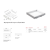 Держатель передней стенки SB04, белый, B-BOX SBH33/W, BOYARD (метабокс)