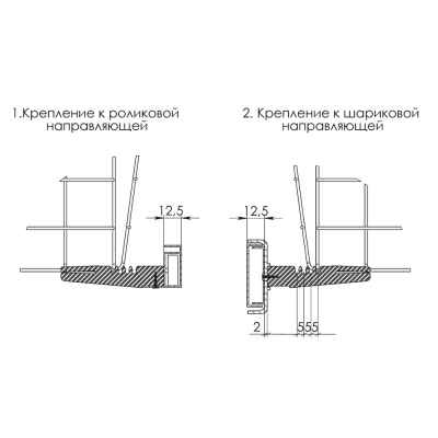 Корзина сотовая 190*450*450 серая
