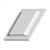 Панель декоративная HIWOOD 2700*120*12мм LV127L NP (под покраску)