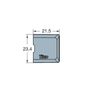 Заглушка к эксцентрику SYSTEM 6, "никель", 006596-847-001, СЛОРОС (500шт/упак)