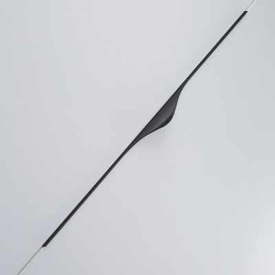 Ручка алюминиевая GTV PICADO, C=256 мм, L=596 мм, черный матовый, UA-PICADO-256-596-20M
