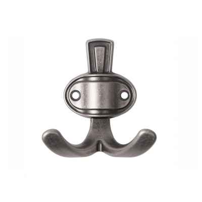 Крючок мебельный 2-х рожковый БОЯРД BARON K211BAZ.2