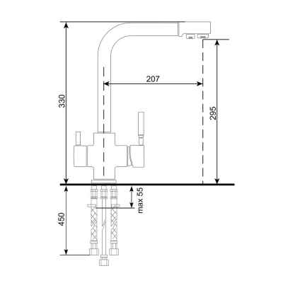 Смеситель EcoStone 08-308