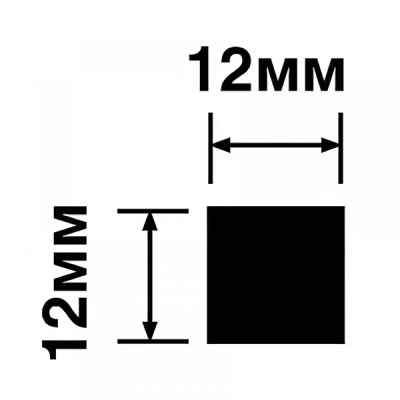 Молдинг декоративный HIWOOD 2700*12*12мм D12V1 BR416