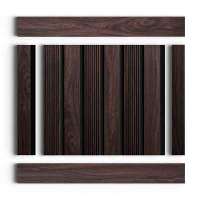 Панель декоративная HIWOOD 2700*120*12мм LV123 BR395K
