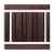 Панель декоративная HIWOOD 2700*120*12мм LV133 BR395K